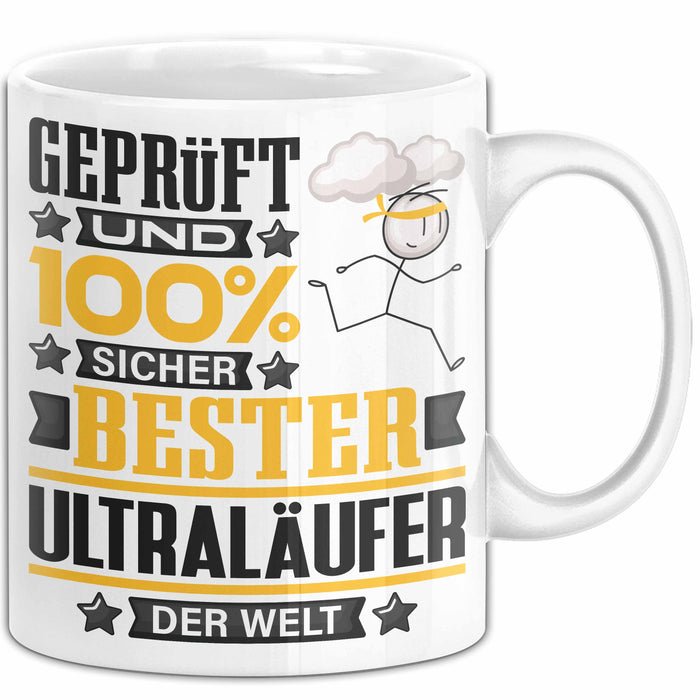Ultraläufer Geschenk Lustiger Spruch für Ultraläufer Geschenkidee Bester Ultraläufer Der Welt Weiß Trendation