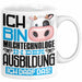 Milchtechnologe Ausbildung Tasse Geschenk Ich Bin Milchtechnologe In Der Ausbildung Ich Darf Das Geschenkidee Spruch Weiß Trendation