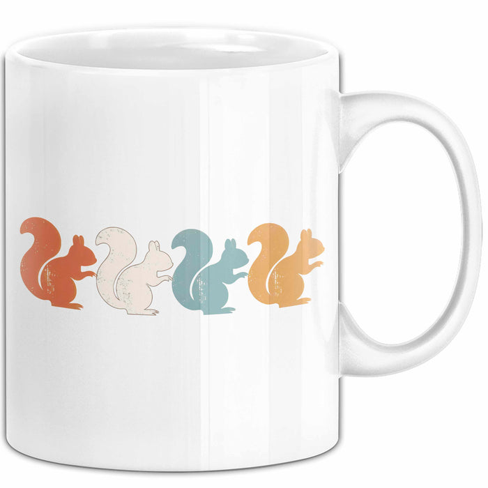 Eichhörnchen Tierliebhaber Tasse Geschenk Lustige Geschenkidee Spruch Weiß Trendation