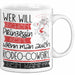 Rodeo-Cowgirl Tasse Geschenk Spruch Wer Will Schon Prinzessin Sein Wenn Man Auch Rodeo-Cowgirl Sein Kann Weiß Trendation