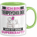 Tierpsychologe Tasse Geschenk für Tierpsychologe Geburtstag Lustiger Spruch Kaffee-Becher Was Ist Deine Superkraft Grün Trendation