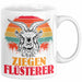 Ziegen Hirte Geschenk Tasse Ziegen Flüsterer Geschenkidee Ziegen-Liebhaber Kaffee-Becher Weiß Trendation
