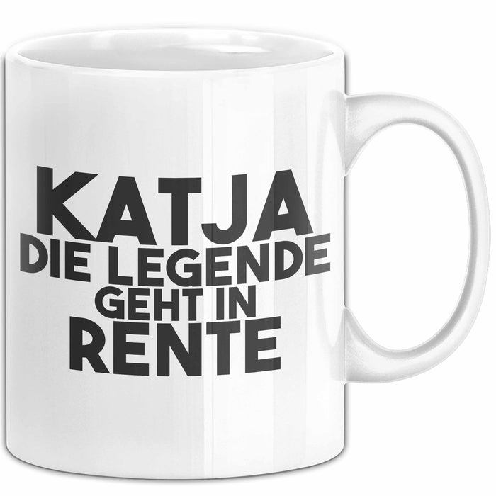 Katja Tasse Katja – Die Legende Geht In Rente Geschenk