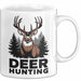 Hirschjäger Jagd Tasse Geschenk für Naturburschen Lustiges Weiß Trendation