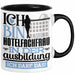 Hotelfachfrau Ausbildung Start Geschenk Tasse Ich Bin Hotelfachfrau In Der Ausbildung Ich Darf Das Kaffee-Becher Geschenkidee Schwarz Trendation