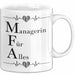 Medizinischer Assistent Arzt Tasse Geschenk Lustige Geschenkidee Spruch Managerin Für Alles Weiß Trendation