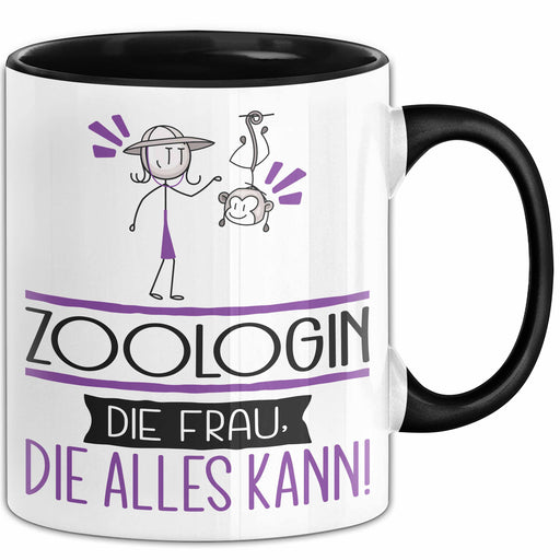 Zoologin Geschenk Tasse Becher Die Frau Die Allen Kann Geschenkidee für eine Zoologin Lustig Trendation