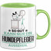Hundepfleger Geschenk Tasse So Gut Kann Nur Ein Hundepfleger Aussehen Geschenkidee Kaffee-Becher Grün Trendation