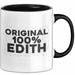Edith Tasse Original 100% Edith Geschenk Schwarz Trendation