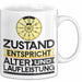 TÜV Alter Tasse Geschenk Lustiger Spruch Geburtstag Humor Weiß Trendation