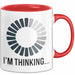 Gamer Gaming Liebhaber Tasse Geschenk Lustige Geschenkidee Spruch Ich Denke Nach Rot Trendation