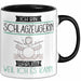 Schlagzeugerin Tasse Geschenk Ich Bin Schlagzeugerin Warum Weil Ich Es Kann Geschenkidee Geburtstag Trendation