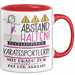 Karatesportlerin Tasse Geschenk Lustig Abstand Halten Hochleistungs-Karatesportlerin Mit Drang Zur Perfektion Bei Der Arbeit Rot Trendation