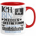Mediengestalterin Ausbildung Start Geschenk Tasse Ich Bin Mediengestalterin In Der Ausbildung Ich Darf Das Kaffee-Becher Geschenkidee Rot Trendation