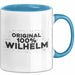 Wilhelm Tasse Original 100% Wilhelm Geschenk Blau Trendation