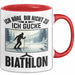 Biathlon Tasse Geschenk Wintersport Geschenke Ich Höre Dir Nicht Zu Ich Gucke Biathlon Rot Trendation
