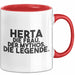 Herta Tasse Herta – Die Frau. Der Mythos. Die Legende. Geschenk Rot Trendation