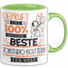 Beste Tonstudio-Besitzerin Der Welt Tasse Geschenk für Eine Tonstudio-Besitzerin Geprüft Und Sicher Geschenkidee Geburtstag Weihnachten Grün Trendation
