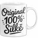 Silke Tasse Geschenk Original 100% Silke Geschenkidee Geburtstag Weiß Trendation