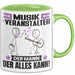 Musikveranstalter Tasse Geschenk für Musikveranstalter Der Mann Der Alles Kann Geschenkidee zum Geburtstag Grün Trendation