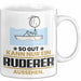 Ruderer Geschenk Tasse So Gut Kann Nur Ein Ruderer Aussehen Geschenkidee Kaffee-Becher Weiß Trendation