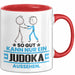 Judoka Geschenk Tasse So Gut Kann Nur Ein Judoka Aussehen Geschenkidee Kaffee-Becher Rot Trendation