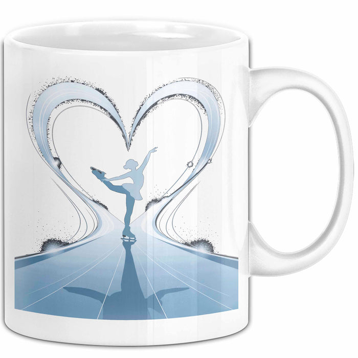 Eiskunstläufer Tasse Geschenk Lustige Geschenkidee Spruch Für Eis Künstler Weiß Trendation