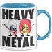 Punk Rock Metal Chemiker Tasse Geschenk Lustiger Spruch Musiker Wissenschaft Blau Trendation