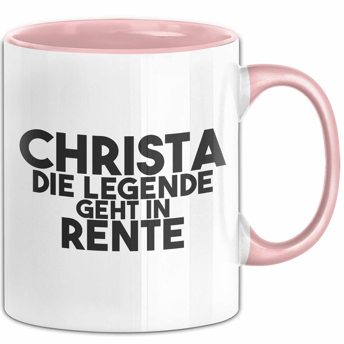 Christa Tasse Christa – Die Legende Geht In Rente Geschenk