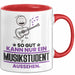 Musikstudent Geschenk Tasse So Gut Kann Nur Ein Musikstudent Aussehen Geschenkidee Kaffee-Becher Rot Trendation