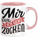 Zocker Gamer Geschenk Tasse Kaffee-Becher Mir Egal Ich Geh Zocken Geschenkidee Jungs Gaming Idee Rosa Trendation