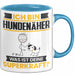 Hundenäher Tasse Geschenk für Hundenäher Geburtstag Lustiger Spruch Kaffee-Becher Was Ist Deine Superkraft Blau Trendation