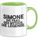 Simone Tasse Simone – Die Frau. Der Mythos. Die Legende. Geschenk Grün Trendation