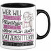 Katzensitterin Tasse Geschenk Spruch Wer Will Schon Prinzessin Sein Wenn Man Auch Katzensitterin Sein Kann Trendation