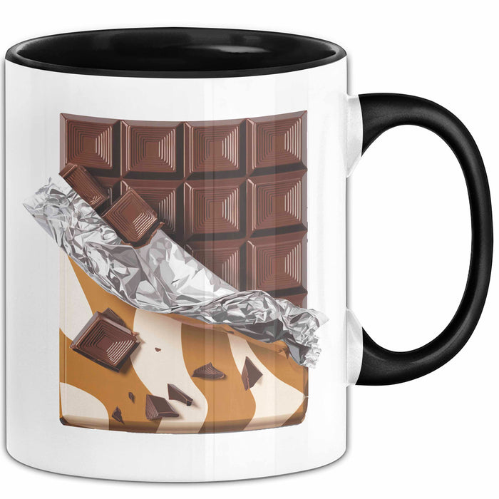 Schokoladenliebhaber Tasse Geschenkidee für Naschkatzen Trendation