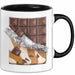 Schokoladenliebhaber Tasse Geschenkidee für Naschkatzen Trendation