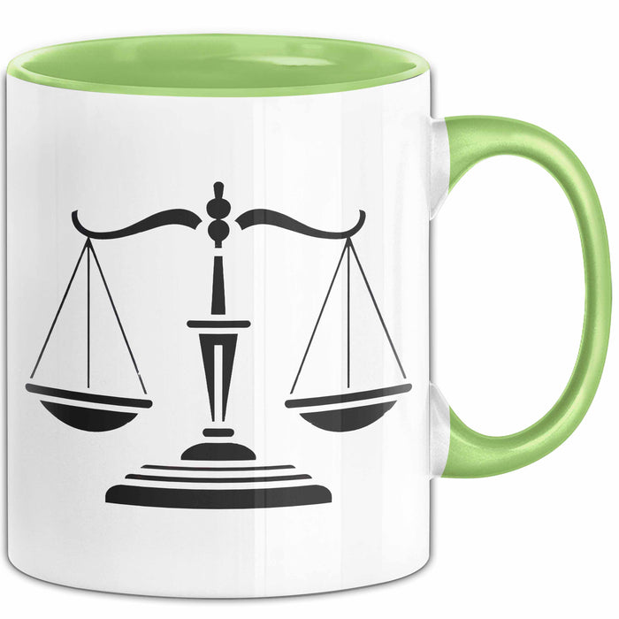 Anwalt Tasse Geschenkidee Jurist Lustiger Spruch Geschenkidee Lustig Grün Trendation