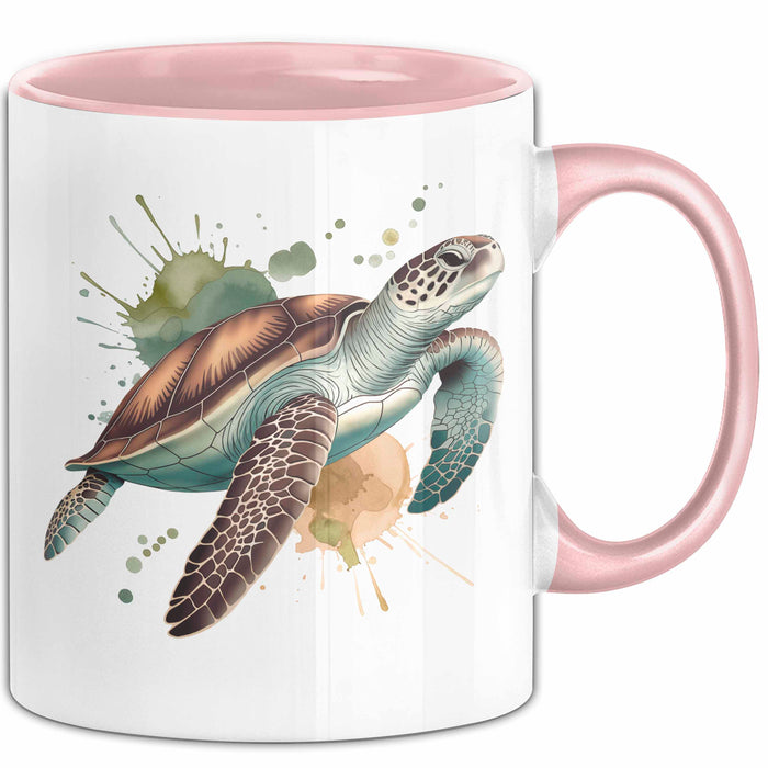 Schildkröte Tierliebhaber Tasse Geschenk Lustige Geschenkidee Spruch Trendation