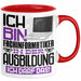 Fachinformatiker Ausbildung Tasse Geschenk Ich Bin Fachinformatiker In Der Ausbildung Ich Darf Das Geschenkidee Spruch Rot Trendation