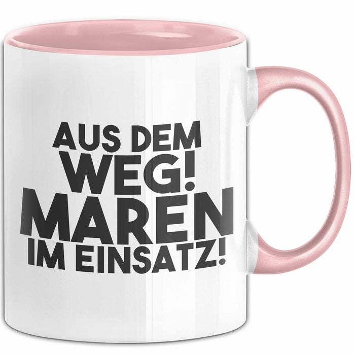 Maren Tasse Aus Dem Weg! Maren Im Einsatz! Geschenk