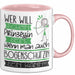 Bogenschützin Tasse Geschenk Spruch Wer Will Schon Prinzessin Sein Wenn Man Auch Bogenschützin Sein Kann Rosa Trendation