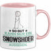 Snowshoer Geschenk Tasse So Gut Kann Nur Ein Snowshoer Aussehen Geschenkidee Kaffee-Becher Rosa Trendation