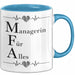 Medizinischer Assistent Arzt Tasse Geschenk Lustige Geschenkidee Spruch Managerin Für Alles Blau Trendation