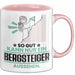 Bergsteiger Geschenk Tasse So Gut Kann Nur Ein Bergsteiger Aussehen Geschenkidee Kaffee-Becher Rosa Trendation