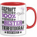 Tierfotograf Geschenk Lustiger Spruch für Tierfotograf Geschenkidee Bester Tierfotograf Der Welt Rot Trendation