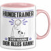 Hundetrainer Tasse Geschenk für Hundetrainer Der Mann Der Alles Kann Geschenkidee zum Geburtstag Rosa Trendation