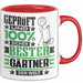 Gärtner Geschenk Lustiger Spruch für Gärtner Geschenkidee Bester Gärtner Der Welt Rot Trendation