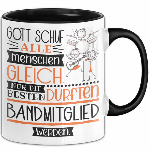 Bandmitglied Geschenk Becher Tasse Gott Schuf Alle Menschen Gleich Nur Die Besten Durfeten Bandmitglied Werden Geschenkidee Lustig Trendation