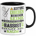 Bassist Geschenk Tasse Lustiger Spruch Erheben Sie Sich Der Bassist Betritt den Raum Schwarz Trendation