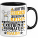 ExotischeTierhalter Geschenk Tasse Lustiger Spruch Erheben Sie Sich Der ExotischeTierhalter Betritt den Raum Schwarz Trendation